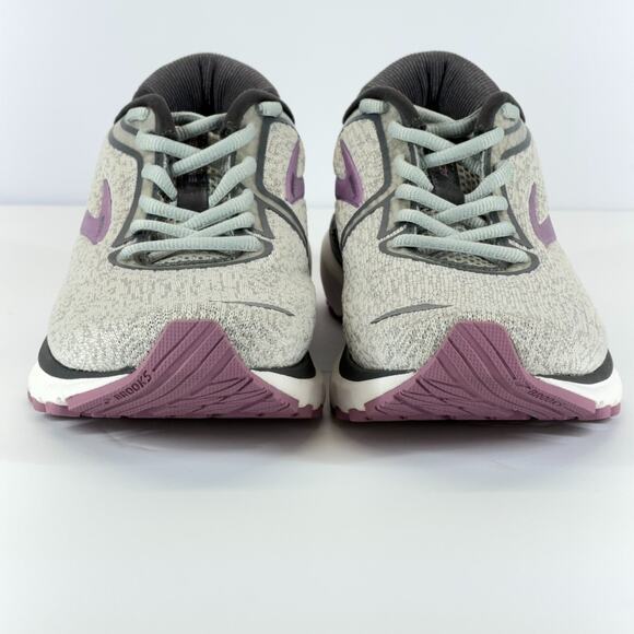 Brooks Adrenaline GTS 20 Wide D Women 9.5 Gray Purple Lace Up Low Top Running - Picture 6 of 11
